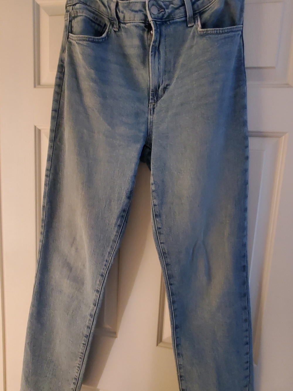 Joe's Jeans Light Wash Boyfriend  Straight Jeans